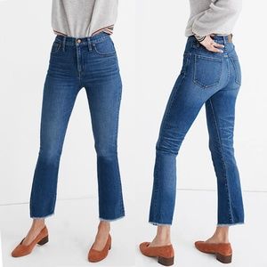 Madewell | Cali Demi-Boot Jeans w/ Raw Hem Sz. 29